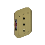 Ładownica Alpha-Xi Pouch without Inlay Metalowa Złota