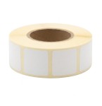 Zaklejki kwadratowe do tarcz 22x22mm 1000szt białe