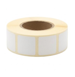 Zaklejki kwadratowe do tarcz 22x22mm 1000szt białe