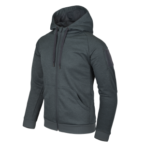Bluza Urban Tactical Hoodie (FullZip) - Melange Black-Grey