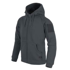 BLUZA URBAN TACTICAL LITE Hoodie FULLZIP Szara